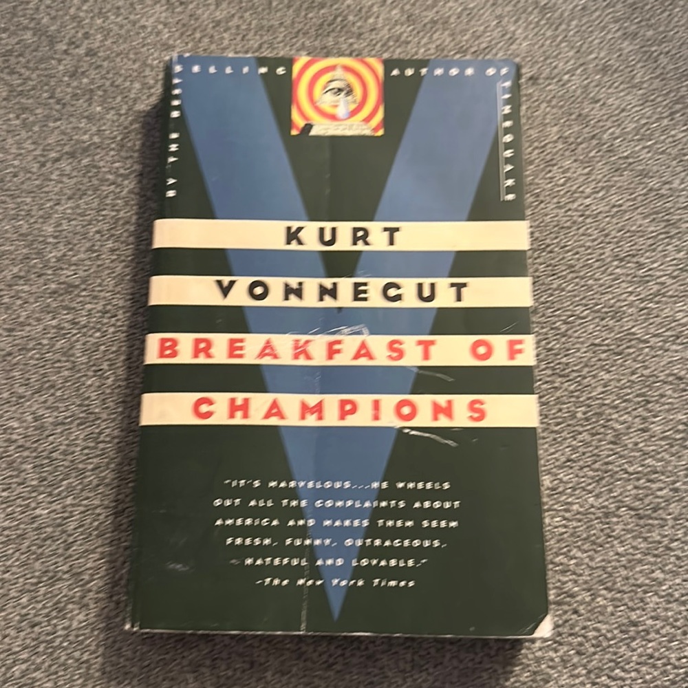 USED Breakfast of Champions paperback book - used and some writings / wear&tear